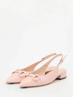 Konstantin Starke – Slingpumps aus Lammleder in Rosé