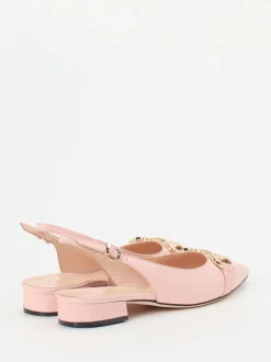 Konstantin Starke – Slingpumps aus Lammleder in Rosé