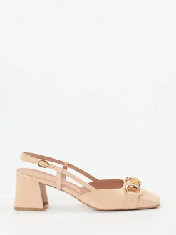 Konstantin Starke – Slingpumps aus Ziegenleder beige