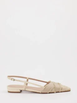Konstantin Starke – Slingpumps aus Spitze in Beige