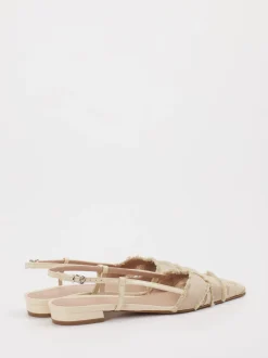 Konstantin Starke – Slingpumps aus Spitze in Beige