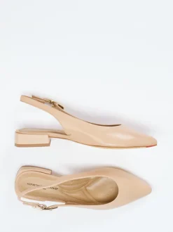 Konstantin Starke – Slingpumps aus Lammleder beige