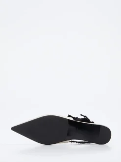 Konstantin Starke – Slingpumps aus Kalbleder cremeweiß