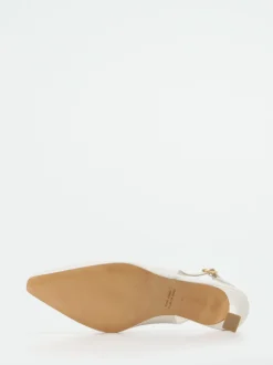 Konstantin Starke – Slingpumps aus Lammleder cremeweiß