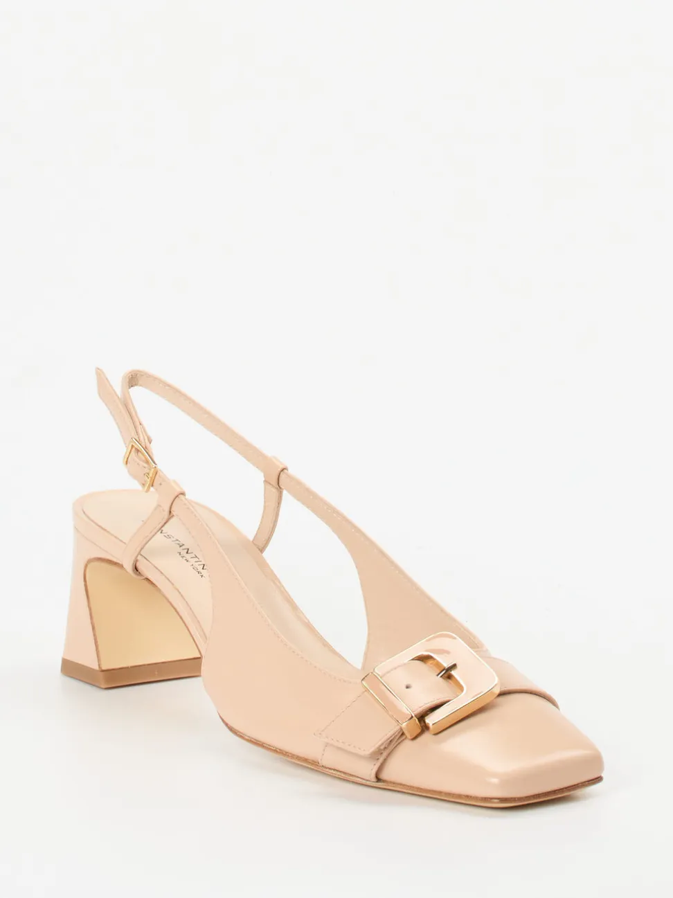 Konstantin Starke – Slingpumps aus Lackleder nude