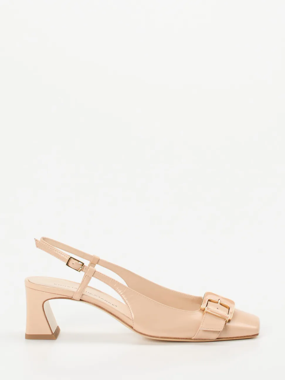 Konstantin Starke – Slingpumps aus Lackleder nude