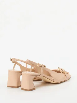 Konstantin Starke – Slingpumps aus Lackleder nude