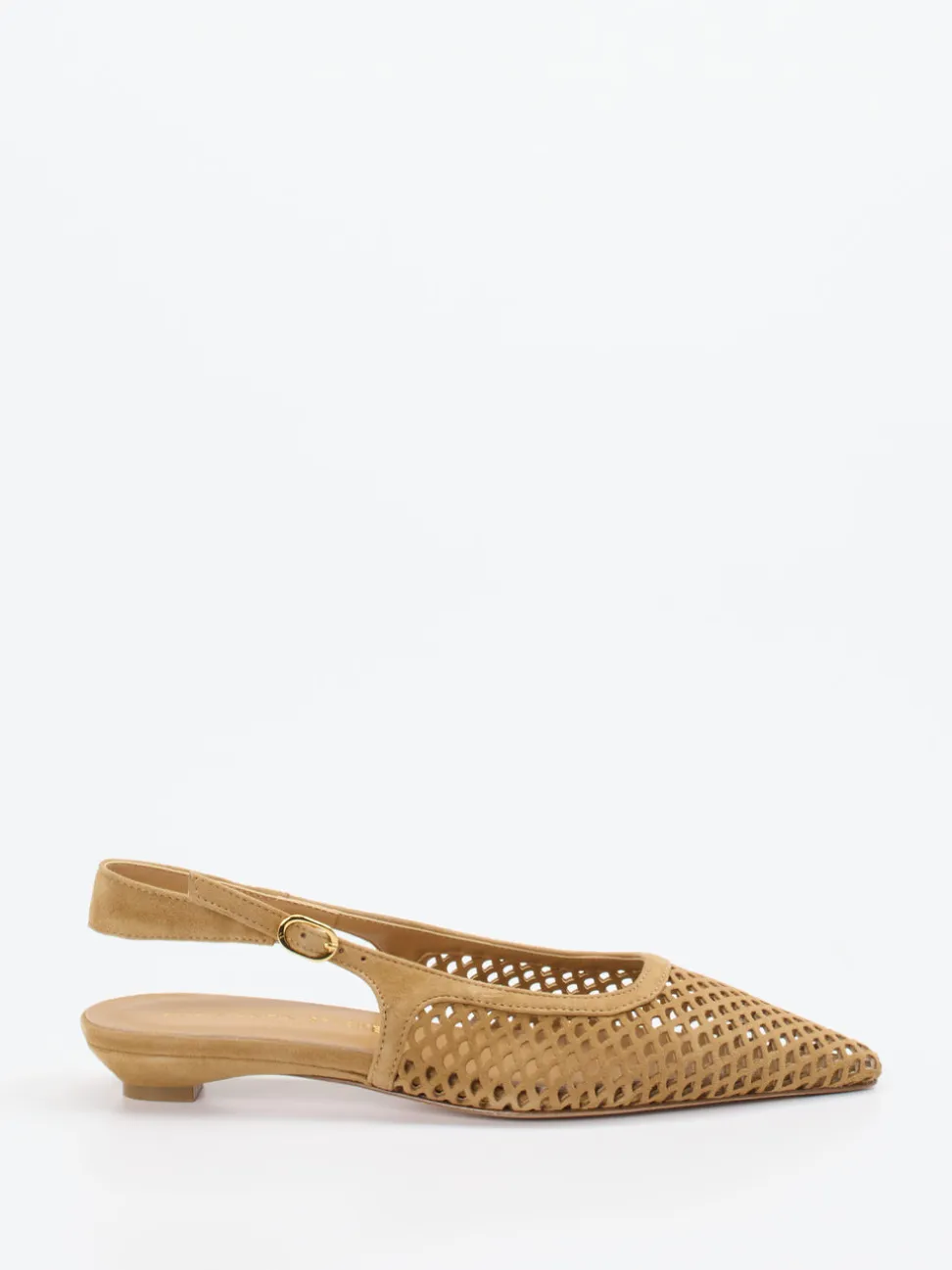 Konstantin Starke – Slingpumps aus Veloursleder braun