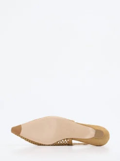 Konstantin Starke – Slingpumps aus Veloursleder braun
