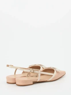 Konstantin Starke – Slingpumps aus Lammleder Rosébeige