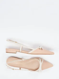 Konstantin Starke – Slingpumps aus Lammleder Rosébeige