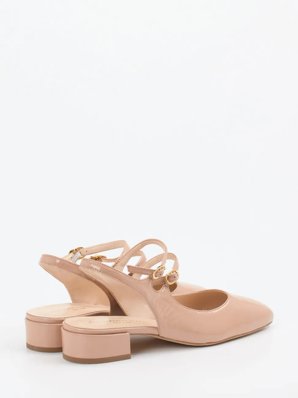 Konstantin Starke – Slingpumps aus Lackleder Nude