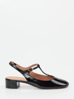 Konstantin Starke – Slingpumps aus Lackleder Schwarz
