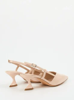 Konstantin Starke – Slingpumps aus Lackleder Rosé-Beige