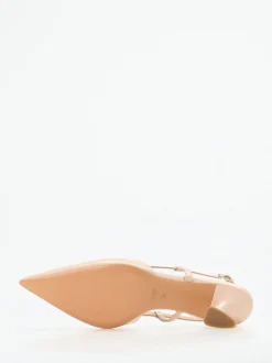 Konstantin Starke – Slingpumps aus Lackleder Rosé-Beige