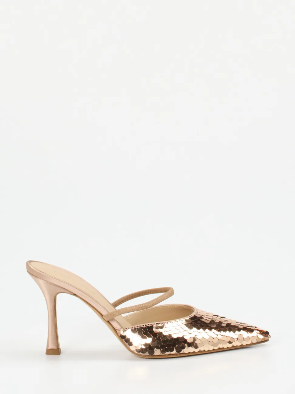 Konstantin Starke – Slingpumps aus Metallic mit Pailletten