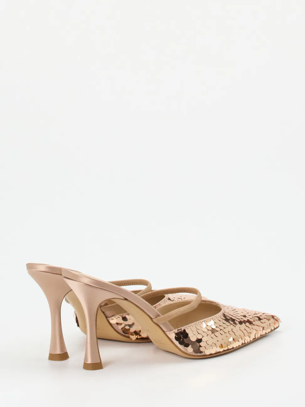 Konstantin Starke – Slingpumps aus Metallic mit Pailletten