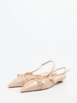 Konstantin Starke – Slingpumps aus Lackleder in Nude