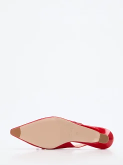 Konstantin Starke – Slingpumps aus Lackleder in Rot