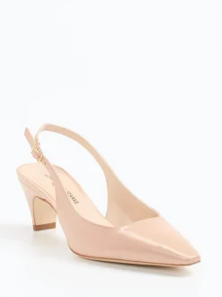 Konstantin Starke – Slingpumps aus Lack-Ziegenleder Nude