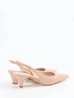 Konstantin Starke – Slingpumps aus Lack-Ziegenleder Nude