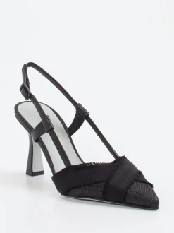 Konstantin Starke – Slingpumps aus strukturiertem Textil