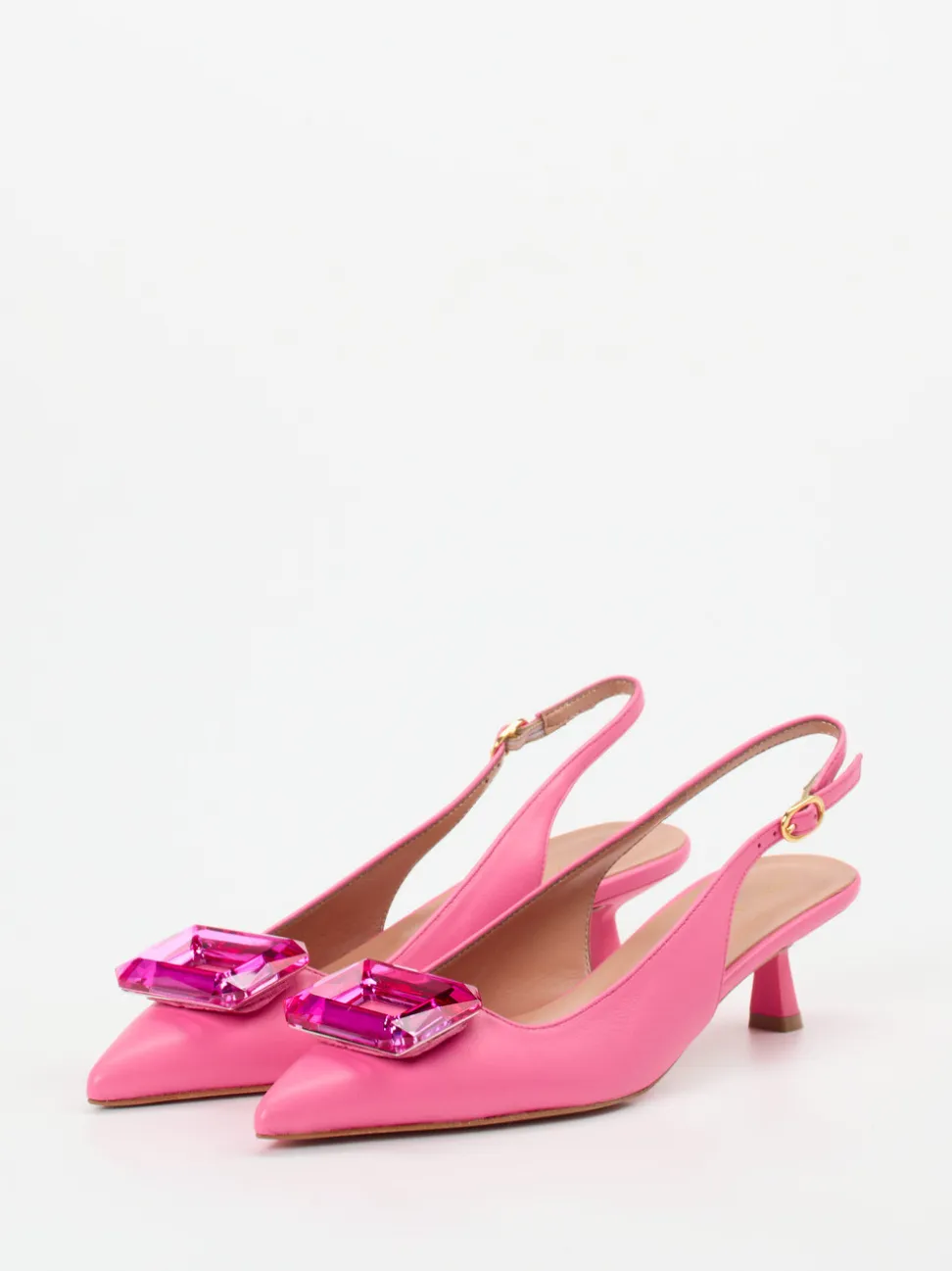 Konstantin Starke – Slingpumps aus Lammleder in Pink