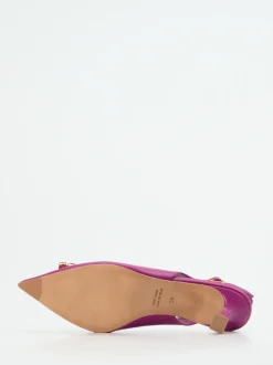 Konstantin Starke – Slingpumps aus Lammleder Fuchsia