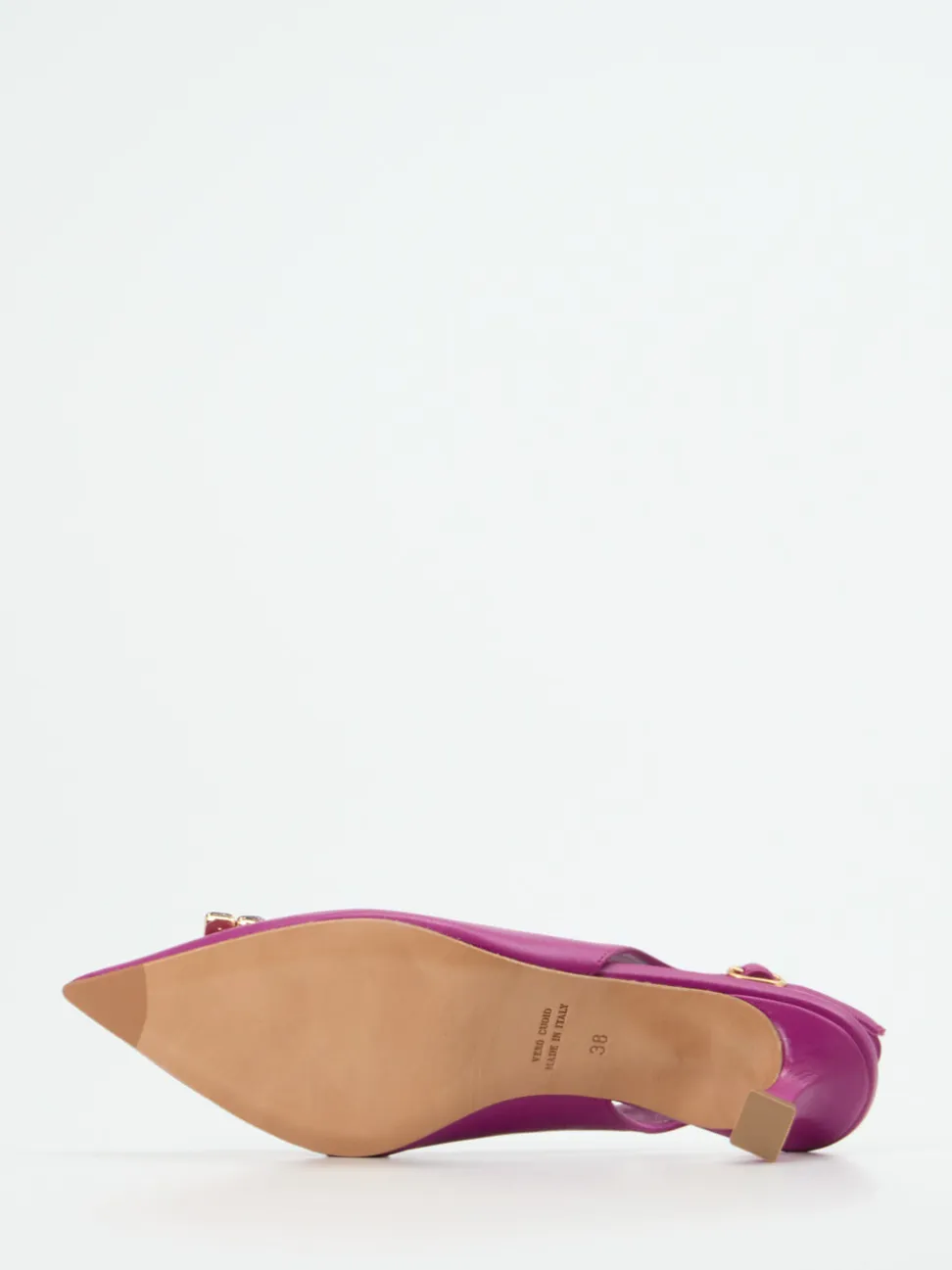 Konstantin Starke – Slingpumps aus Lammleder Fuchsia