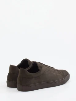 Konstantin Starke – Slip-On Sneaker aus Veloursleder braun