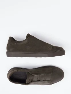 Konstantin Starke – Slip-On Sneaker aus Veloursleder braun