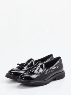 Konstantin Starke – Slipper aus Lackleder schwarz
