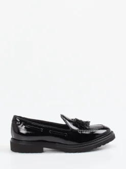 Konstantin Starke – Slipper aus Lackleder schwarz