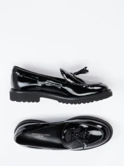 Konstantin Starke – Slipper aus Lackleder schwarz