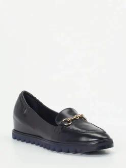 Konstantin Starke – Slipper aus Lammleder in Tiefblau