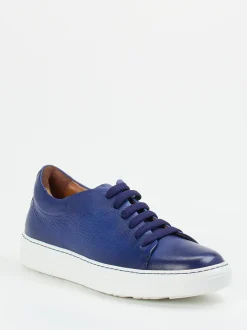 Konstantin Starke – Sneaker aus Elchleder Dunkelblau