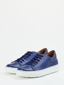 Konstantin Starke – Sneaker aus Elchleder Dunkelblau