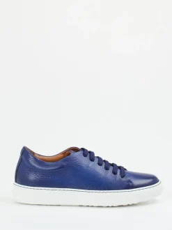 Konstantin Starke – Sneaker aus Elchleder Dunkelblau