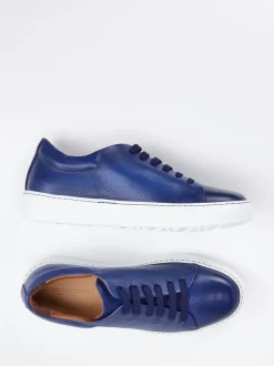 Konstantin Starke – Sneaker aus Elchleder Dunkelblau