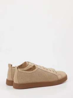 Konstantin Starke – Sneaker aus Veloursleder beige