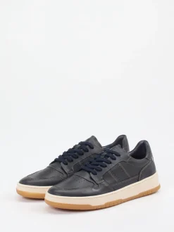 Konstantin Starke – Sneaker aus Kalbleder Dunkelblau