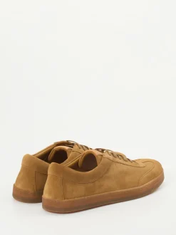 Konstantin Starke – Sneaker aus Veloursleder Camelbraun
