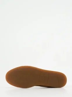 Konstantin Starke – Sneaker aus Veloursleder Camelbraun