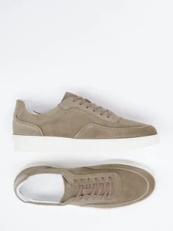 Konstantin Starke – Sneaker aus Veloursleder Taupe