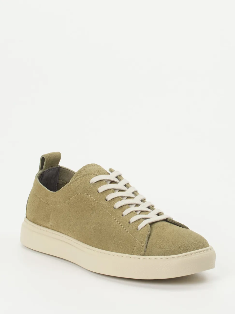 Konstantin Starke – Sneaker aus Veloursleder Khaki