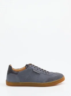 Konstantin Starke – Sneaker aus Veloursleder schiefergrau