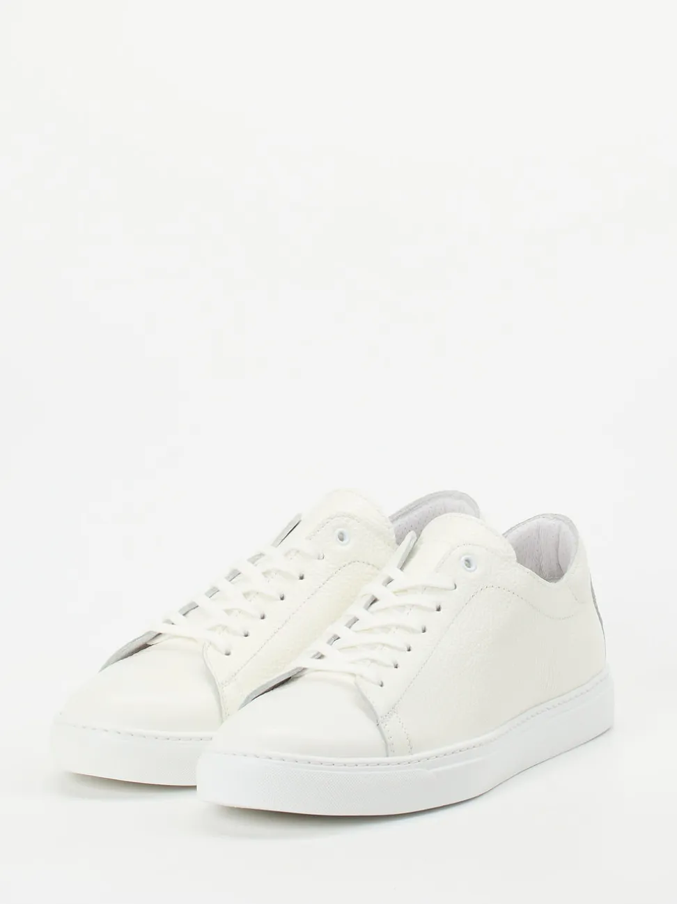 Konstantin Starke – Sneaker aus Kalbleder Off-White