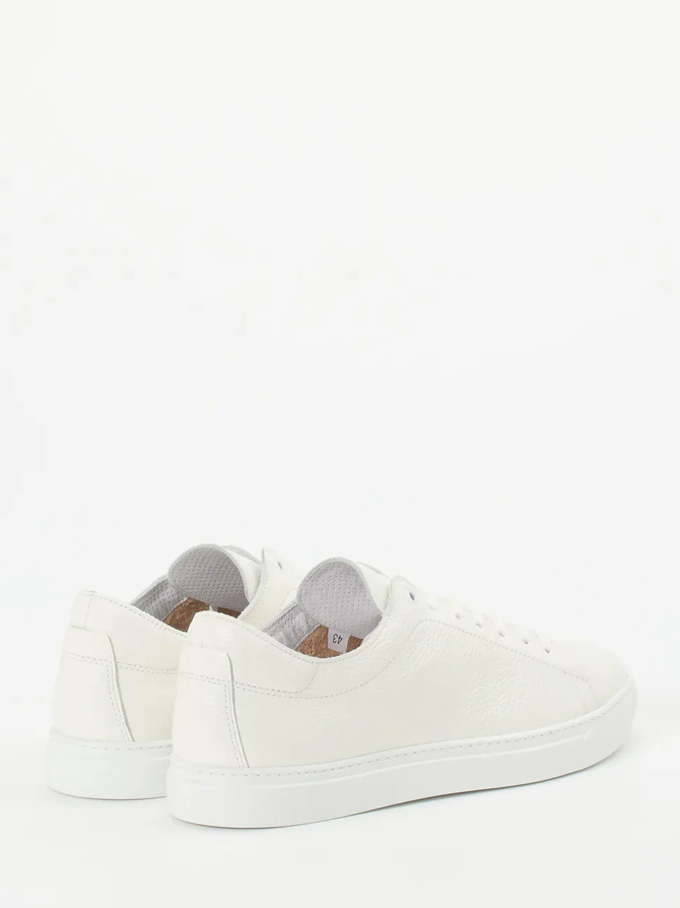 Konstantin Starke – Sneaker aus Kalbleder Off-White