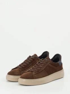 Konstantin Starke – Sneaker aus Veloursleder Braun