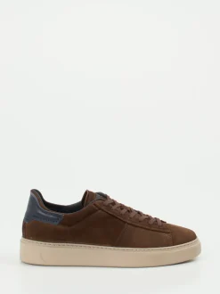 Konstantin Starke – Sneaker aus Veloursleder Braun